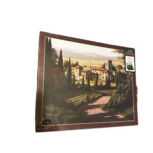 NEW Lang Vineyards of Tuscany 500 Piece Easel Style Pop Up jigsaw Puzzle